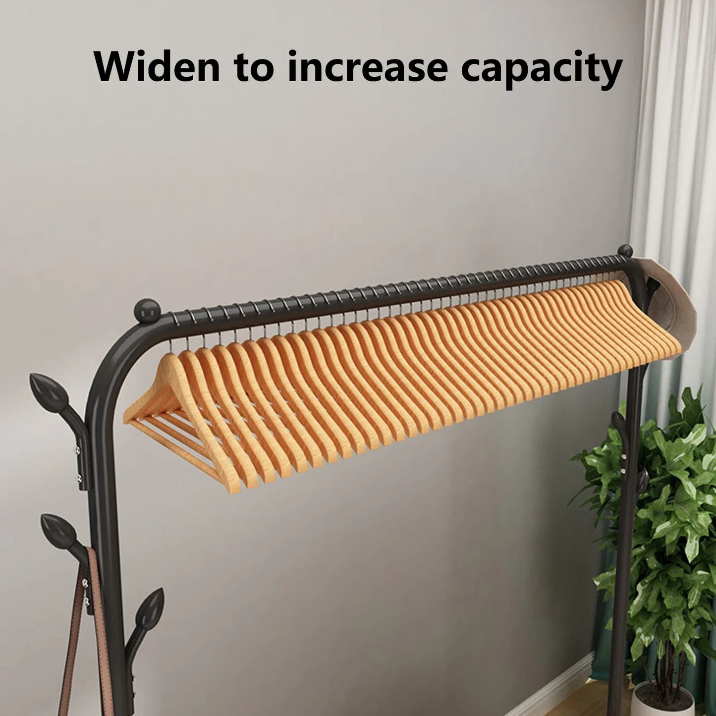 Ljustra Clothing Storage Shelf Non-Slip Heavy Duty Shoe and Clothes Rack