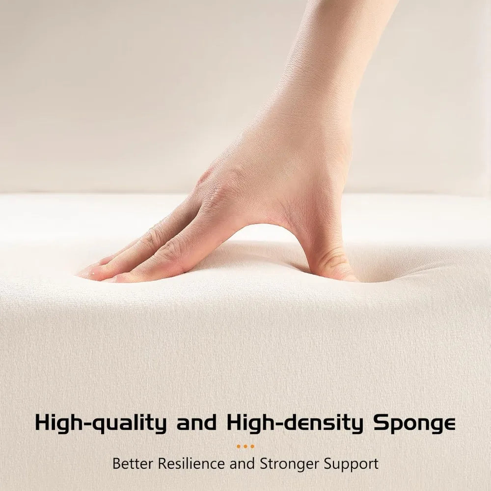 Set of 4 Velvet Dining Chairs Tufted Backrest Solid Wood Legs Modern