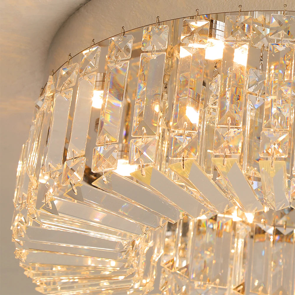 Luxury Crystal Ceiling Lamp Modern Chandelier Nordic Home Decor LED
