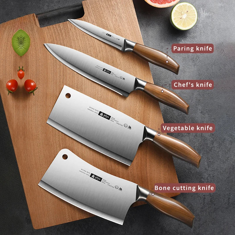 Professional Kitchen Knife Set 4-Piece Multi-Purpose Chef Knives