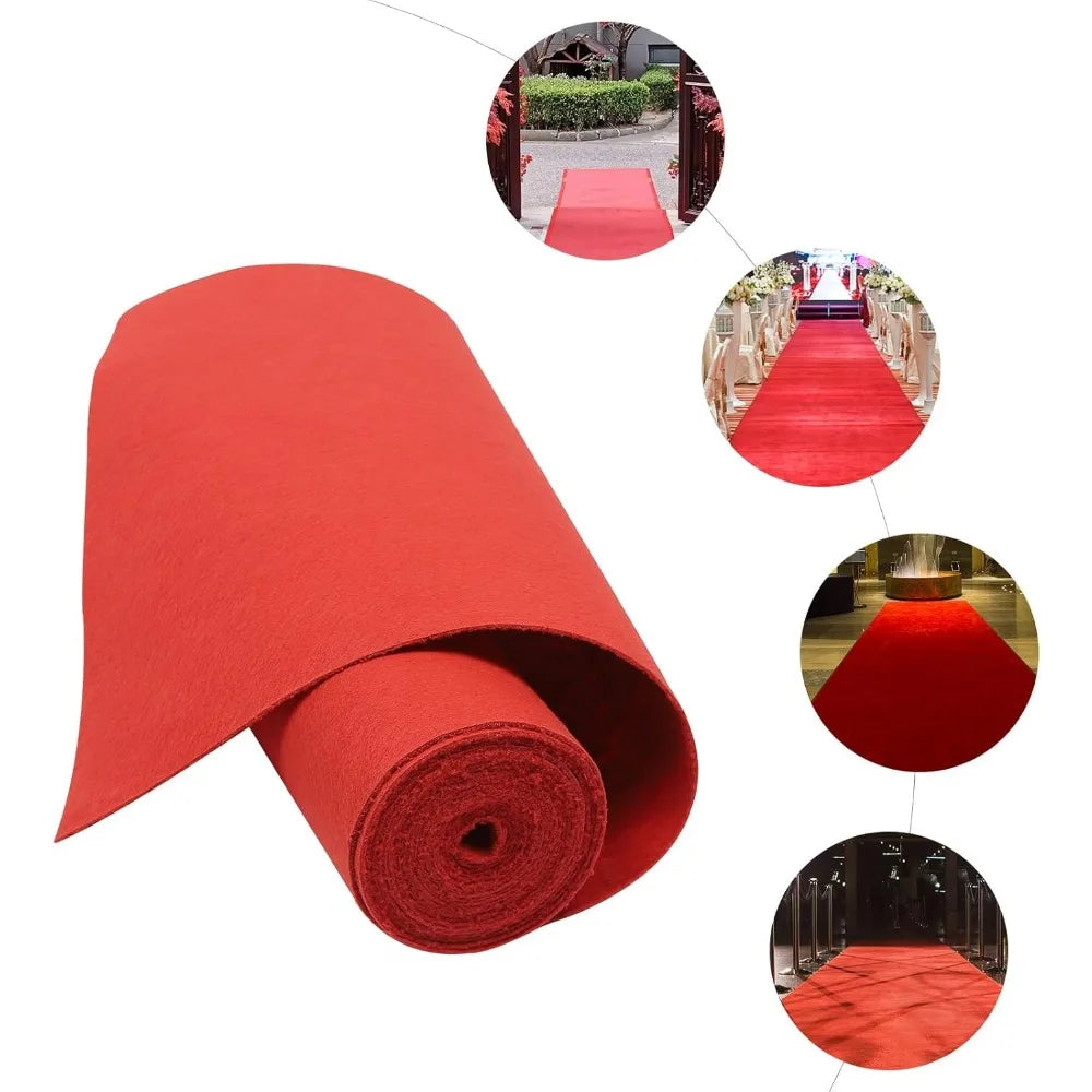 Red Carpet Runner Aisle Runner Party Runway Hallway Rug Mat