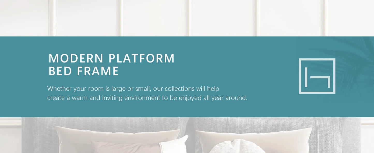 Ljustra Platform Storage Bed Frame 4 Drawers Adjustable Headboard Modern