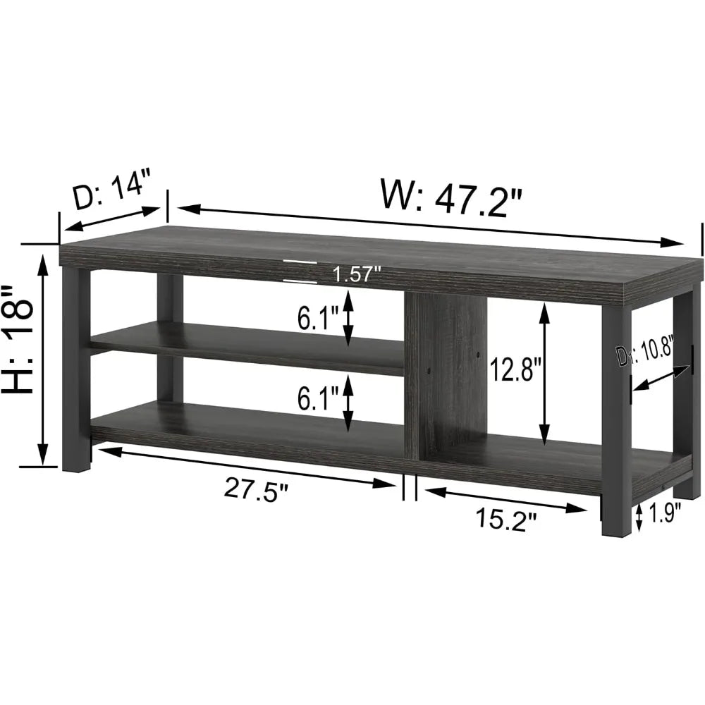 Entryway Bench with Shoe Storage Rustic Wooden Hallway Furniture