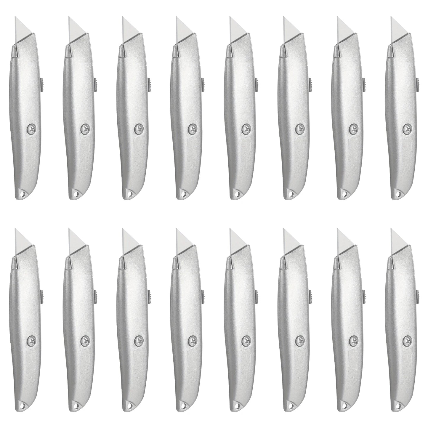 DIY Utility Knife 16 Pack Heavy Duty Box Cutter Retractable Blade