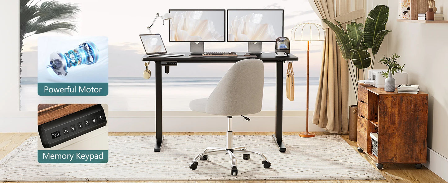 Ljustra Electric Height Adjustable Standing Desk Ergonomic Workstation