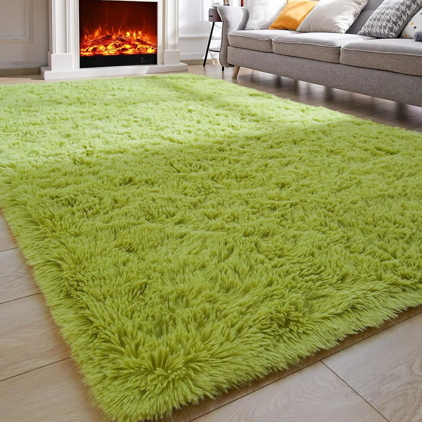Fluffy Area Rugs for Bedroom Living Room Soft Fuzzy Non Slip Carpet