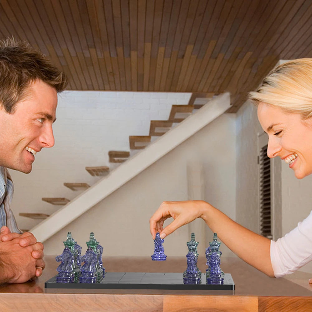 International Chess Epoxy Resin Mold DIY Silicone Chess Pieces Craft Tools