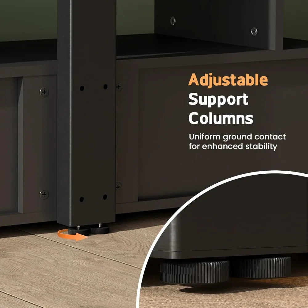 Ljustra TV Stand with Mount for 75 inch LED TVs Modern Entertainment Center