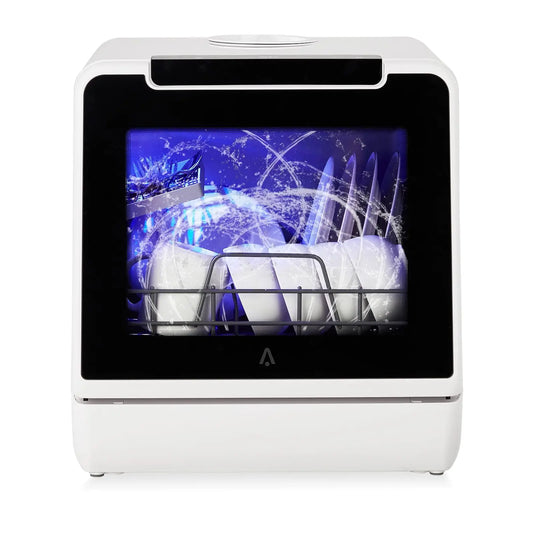 Portable Countertop Dishwasher 5L Built-In Water Tank No Hookup Needed