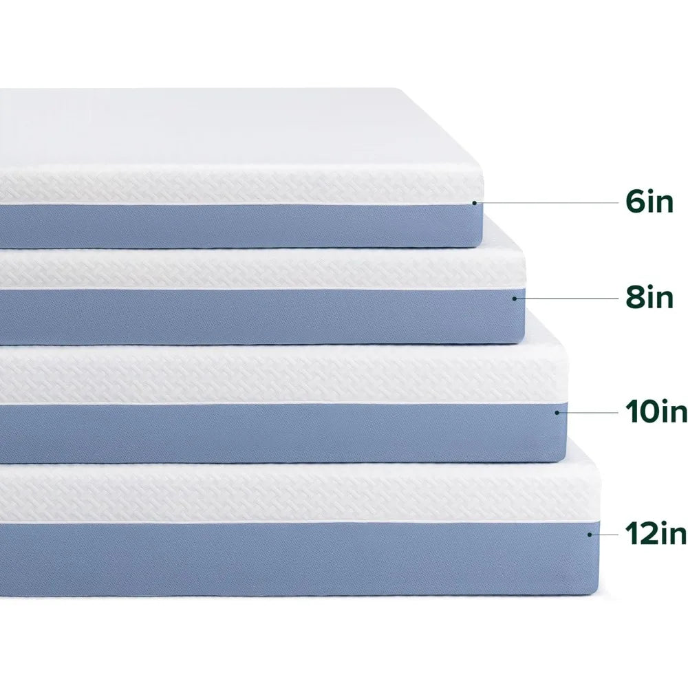 Ljustra Memory Foam Mattress 6 Inch Medium Feel Mattress in a Box