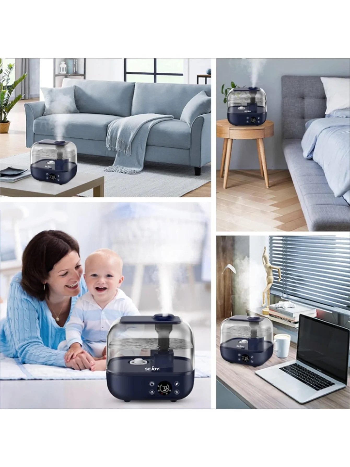 Ljustra 5L Humidifier Ultrasonic Aromatherapy Diffuser for Home