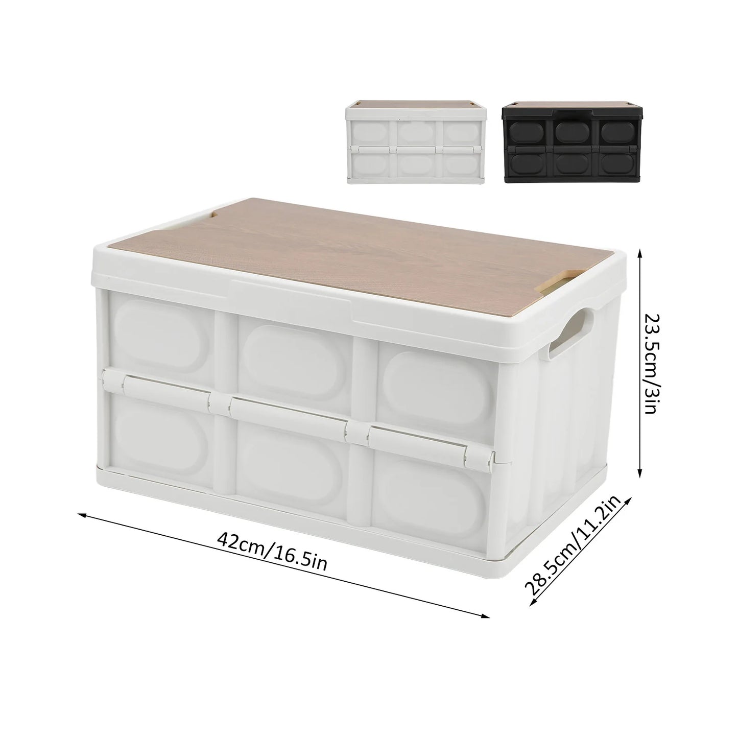 30L Outdoor Camping Picnic Folding Storage Box Portable Multifunctional