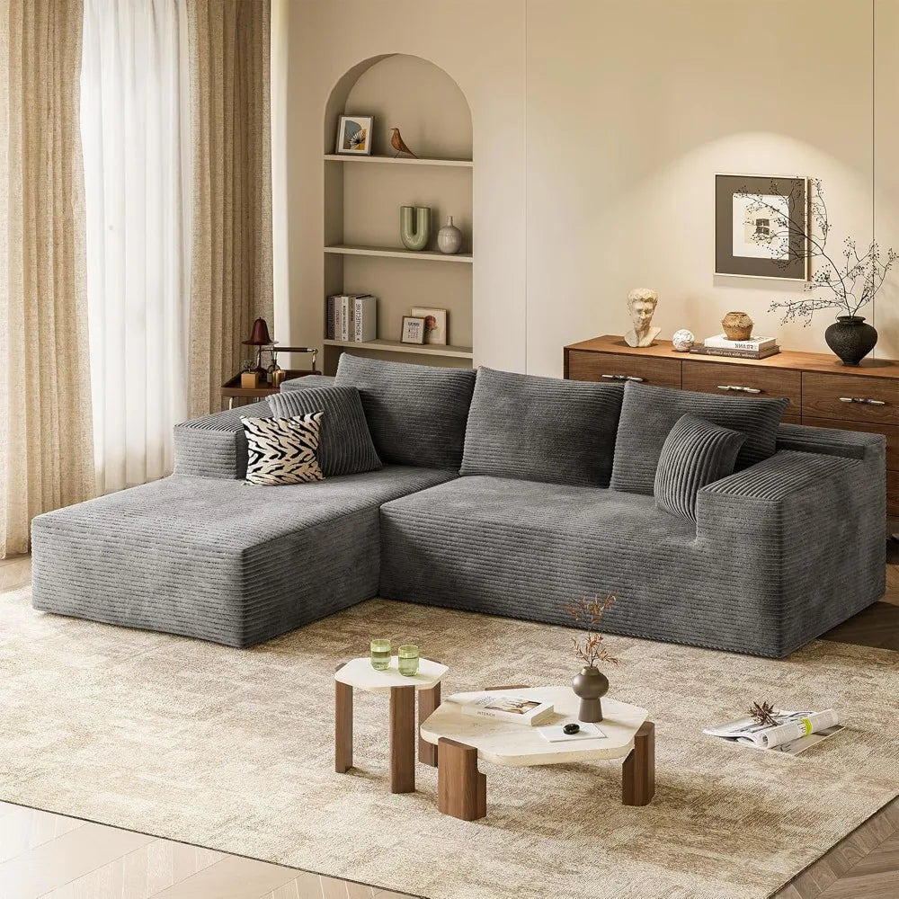 Ljustra Cloud Sectional Modular L-Shaped Sofa Deep Seat Comfort