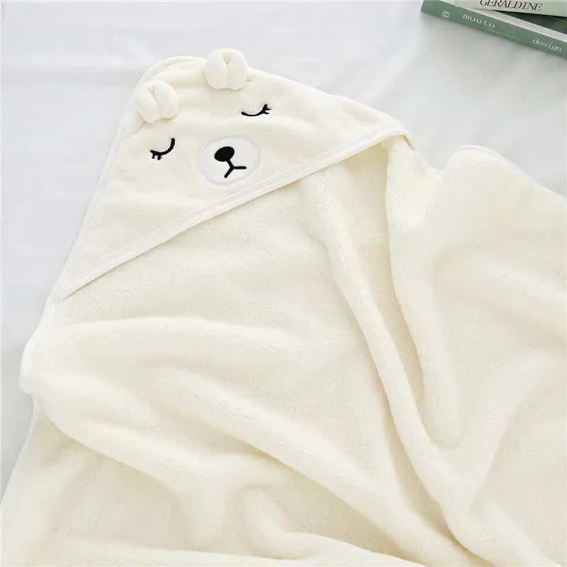 Ljustra Toddler Hooded Towel Soft Bathrobe for Newborns and Kids