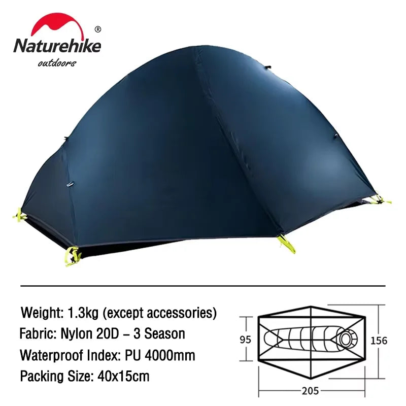 Ultralight 1 Person Backpacking Tent Waterproof Hiking Camping Outdoor