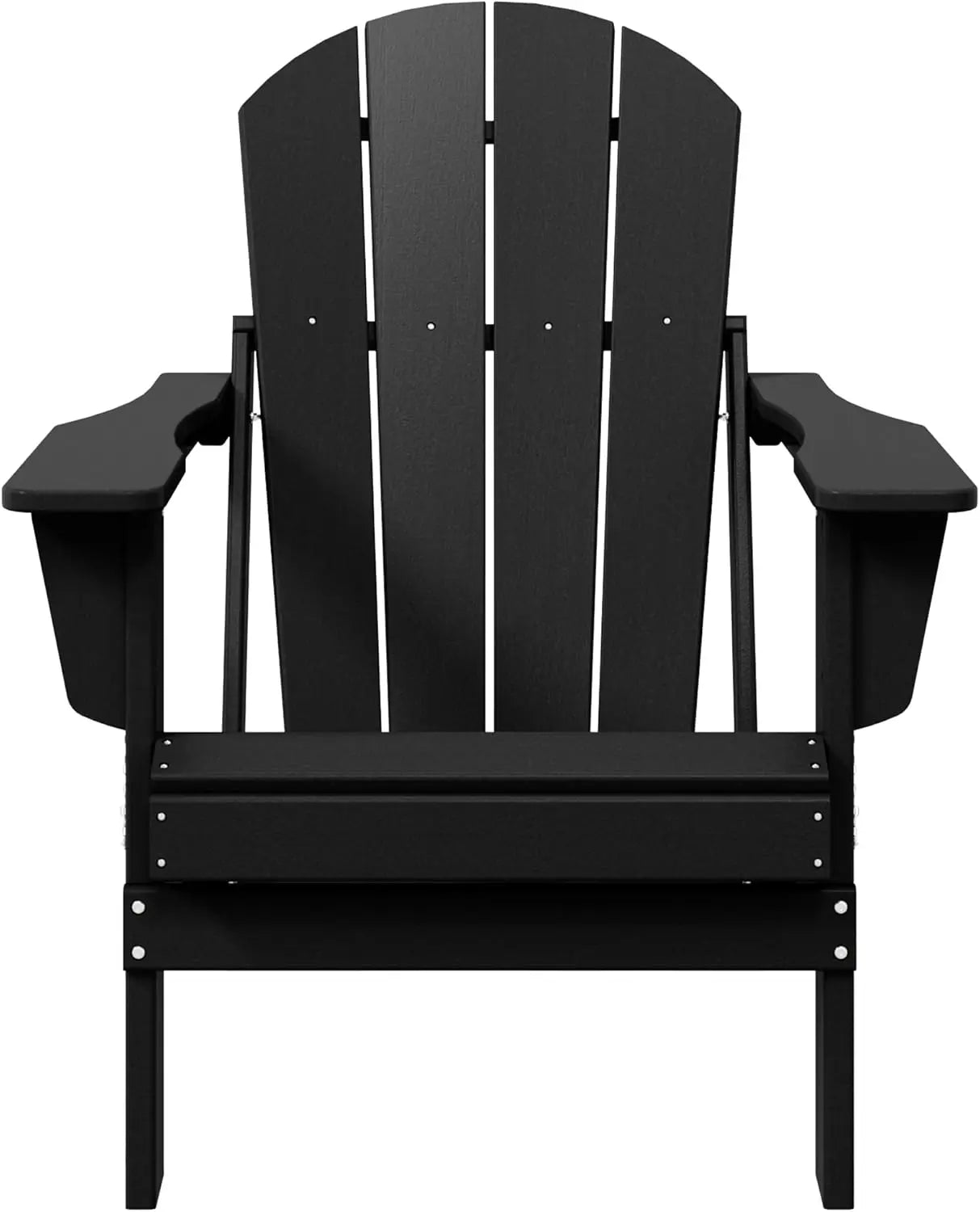 Malibu Outdoor Folding Adirondack Chair Set Durable Stylish Patio Seating