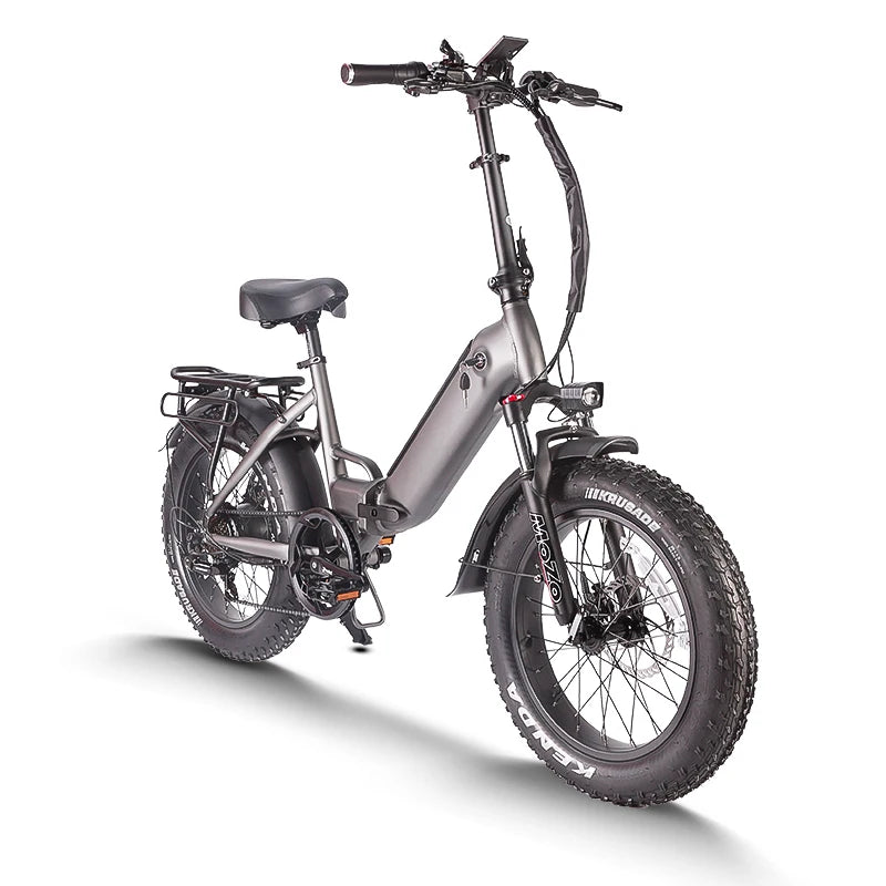Outdoor Foldable Ebike 48V 750W Fat Tire Urban Commuter