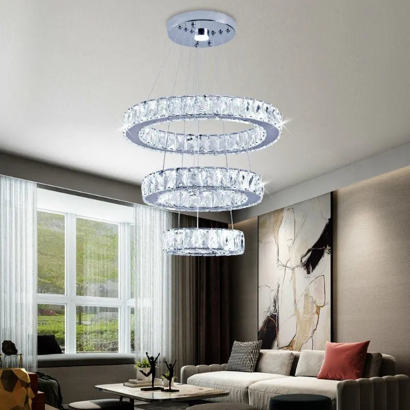 Ljustra Crystal Chandeliers Nordic Pendant Lamp Decorative Ceiling Light