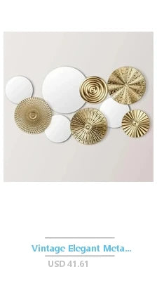 Stylish Oval Wall Mirror Aluminum Frame High Definition Glass Home Decor