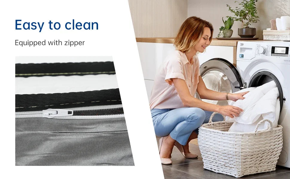 Ljustra 6 Inch Hybrid Mattress Medium Firm Full Size Mattress in Box