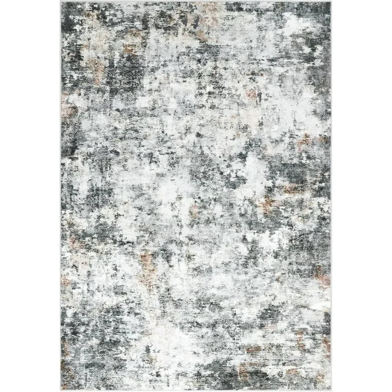 8x10 Modern Abstract Washable Area Rug Stain Resistant Non-Shedding