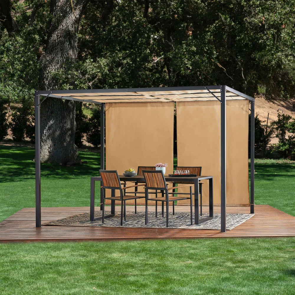Westray Steel 9.5x9.5 FT Gazebo Outdoor Canopy Garden Patio Shelter