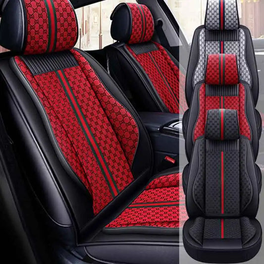 PU Leather Car Seat Covers Universal Protection for Sedan SUV Truck