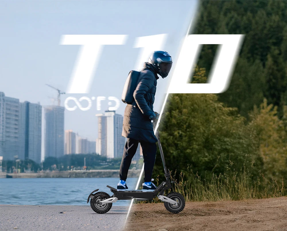 Ljustra Electric Scooter 31mph 900W Off-Road Adult E-Scooter