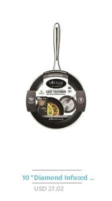 Ljustra Pre-Seasoned Cast Iron Skillet Set 4-Piece Griddle Cooking