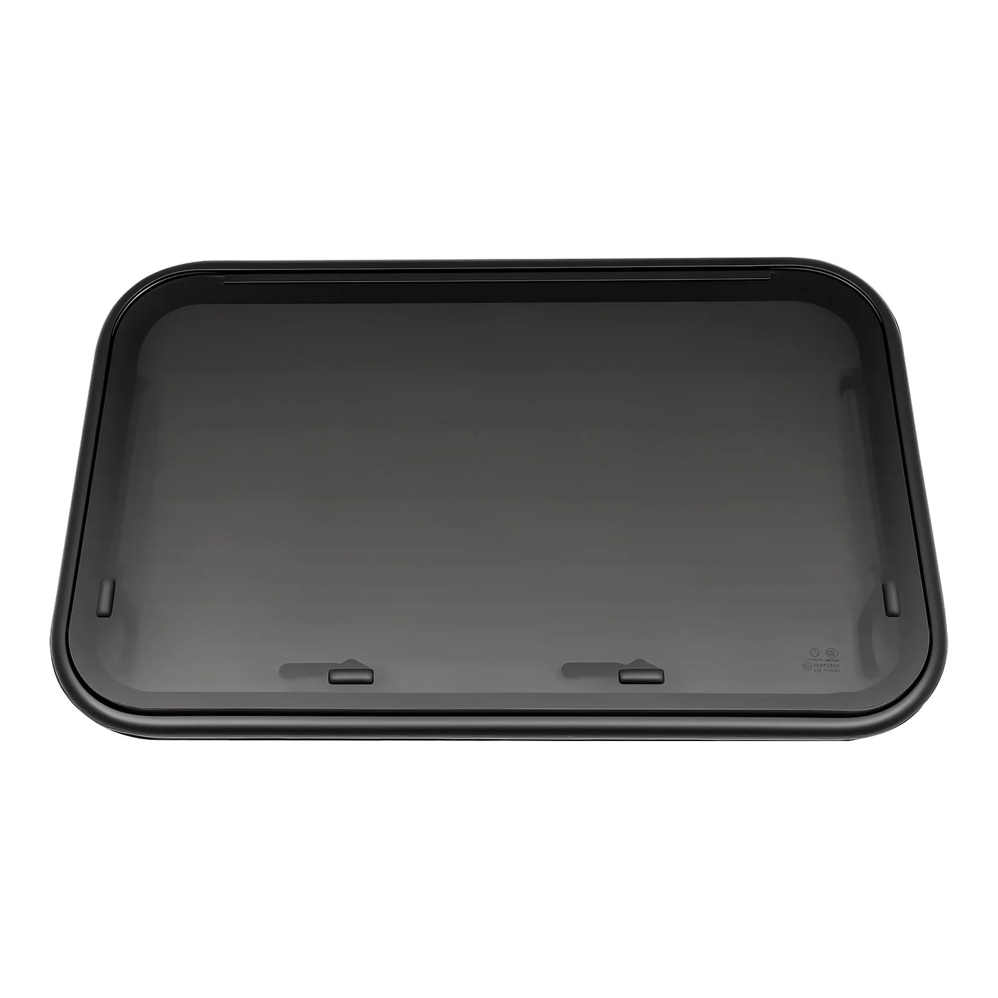 RV Exit Window 90x55cm Tempered Glass Camper Emergency Window Trim Kit