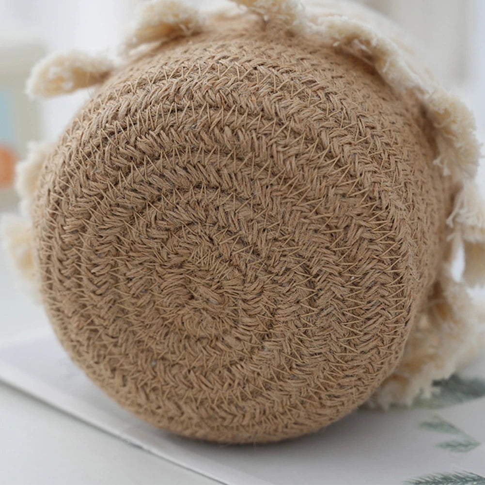 Mini Storage Basket Boho Decor Makeup Brush Holder Organizer