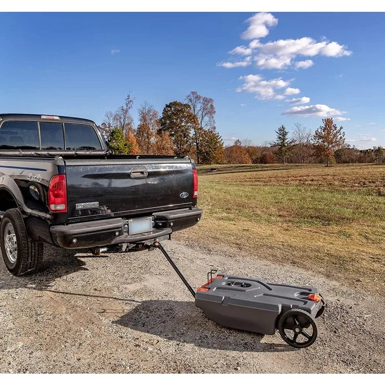 Rhino 36-Gallon Portable RV Tote Tank with Steerable Wheels and Valve