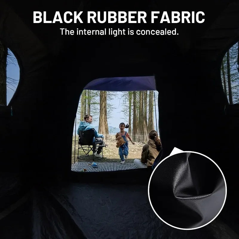 Ljustra Timber Ridge Blackout Camping Tent 5-6 Person Instant Setup