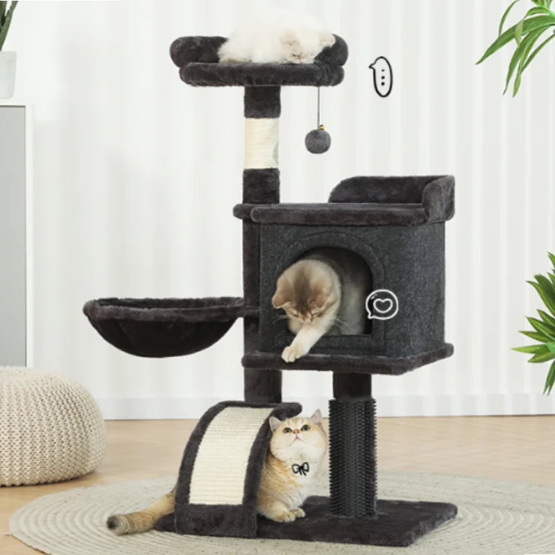 Ljustra Cat Climbing Frame Multi-Level Cat Tower with Scratching Post