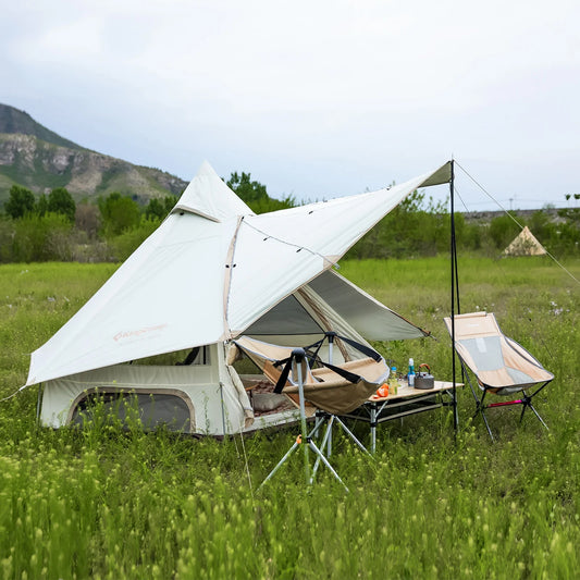 Ljustra Family Cabin Camping Tent for 3-4 People Outdoor Activities