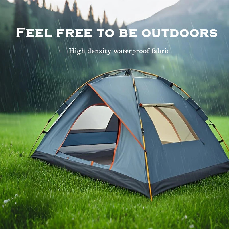 Extra Large 2-4 Person Lightweight Family Tent Quick Setup Picnic