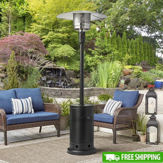 Ljustra Outdoor Propane Gas Patio Heater 48000 BTU Freestanding Metal
