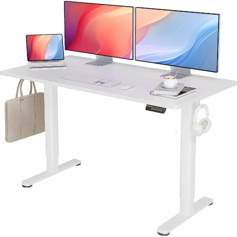 Ljustra Electric Standing Desk Adjustable Height 55x24 Inch for Office