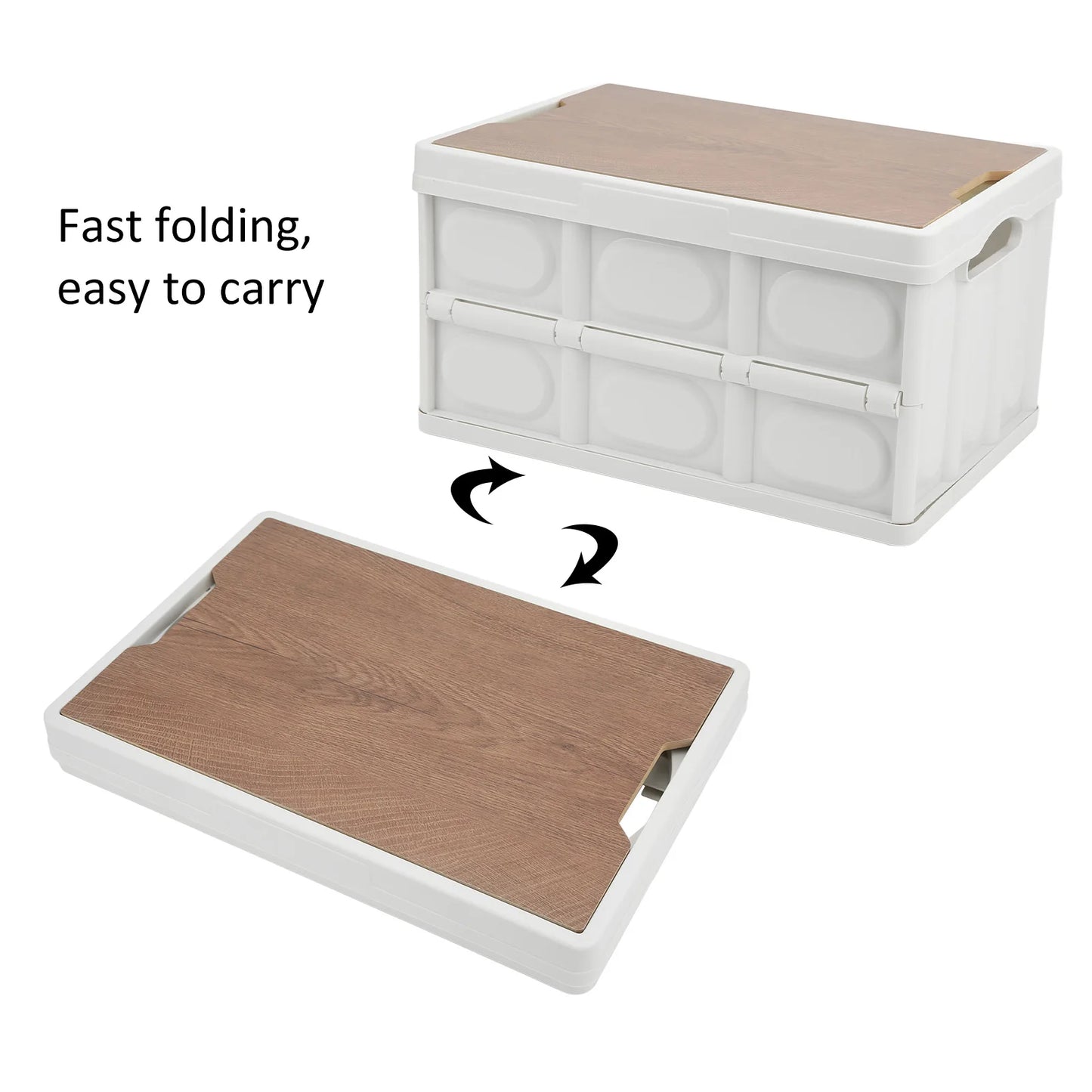 30L Outdoor Camping Picnic Folding Storage Box Portable Multifunctional