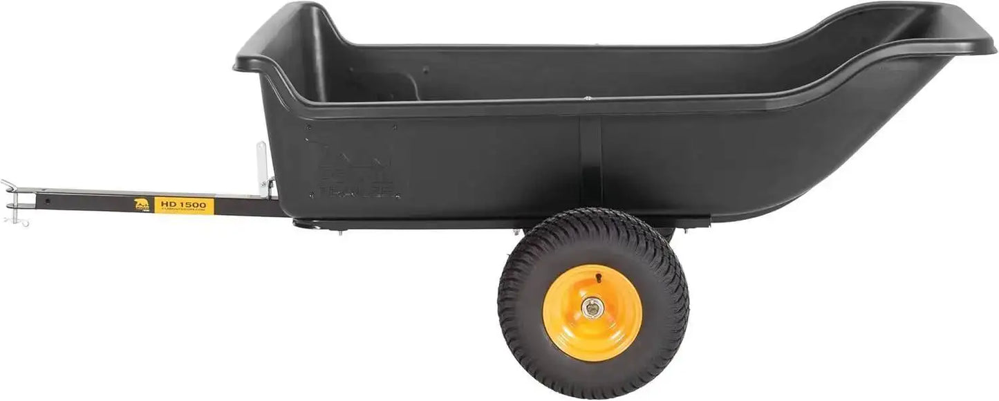 Heavy-Duty ATV UTV Utility Trailer 1500 lb Capacity for Ice Fishing