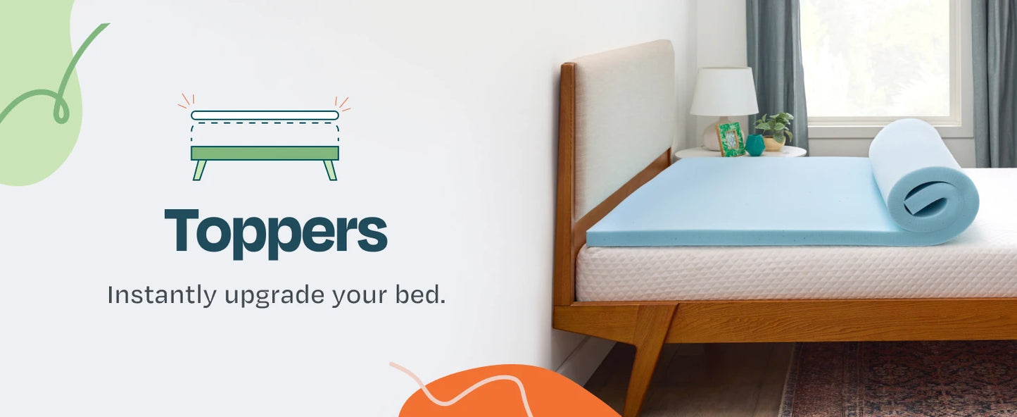 Folding Metal Platform Bed Frame Easy Assembly No Box Spring Needed