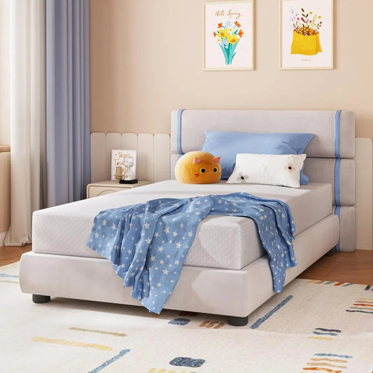 Ljustra 8 Inch Memory Foam Mattress for Cool Sleep and Pressure Relief