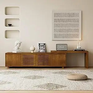 Expandable TV Stand Media Console for TVs up to 75” Farmhouse Style