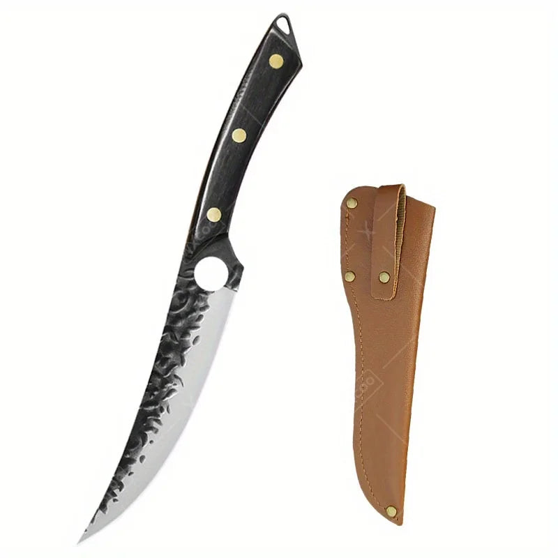 Ljustra High Carbon Steel Boning Knife Professional Cooking BBQ Knife