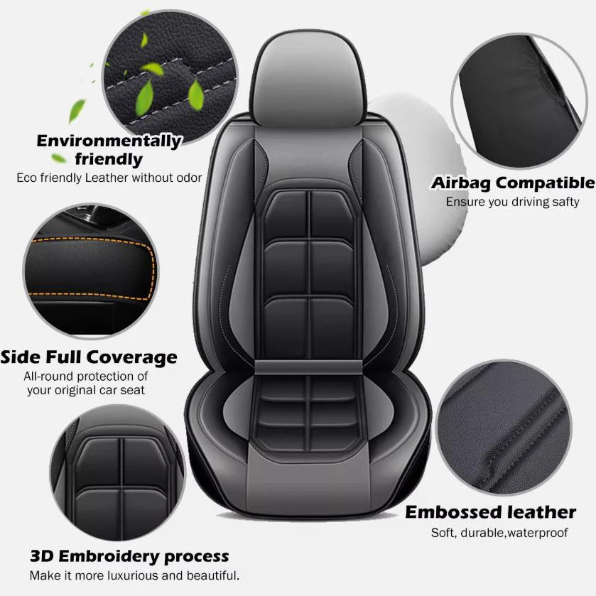 Quality Car Seat Protector Full Set for Chevrolet 5 Seat Leather Cover