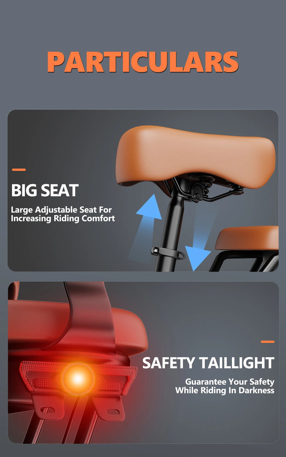 Ljustra Kickwey LD20 Electric Bike 1500W 32MPH Mountain Bicycle