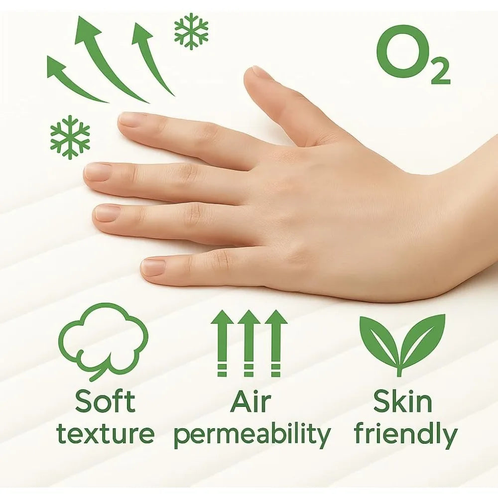 Ljustra Gel-Infused Memory Foam Mattress 8 Inch Medium Firm