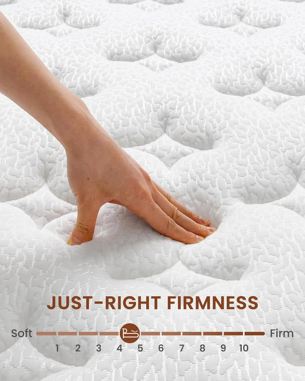 Ljustra Hybrid Queen Size Mattress Gel Memory Foam Innersprings