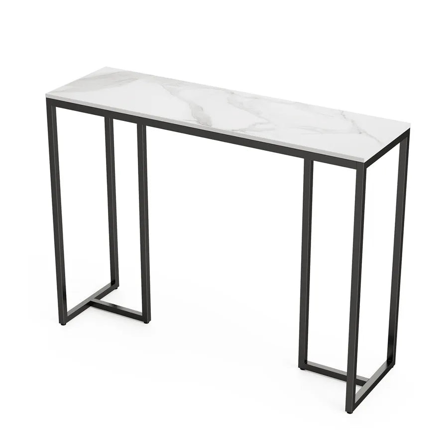Ljustra Modern Console Table Entryway Foyer Marble Sofa Table