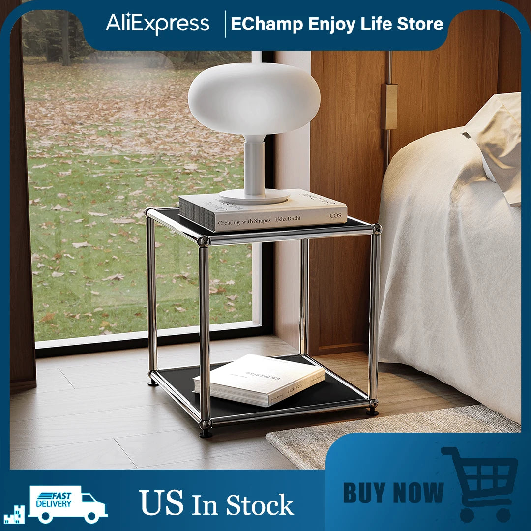 Black TV Stand Storage Cabinet Modern Nordic Furniture Nightstand